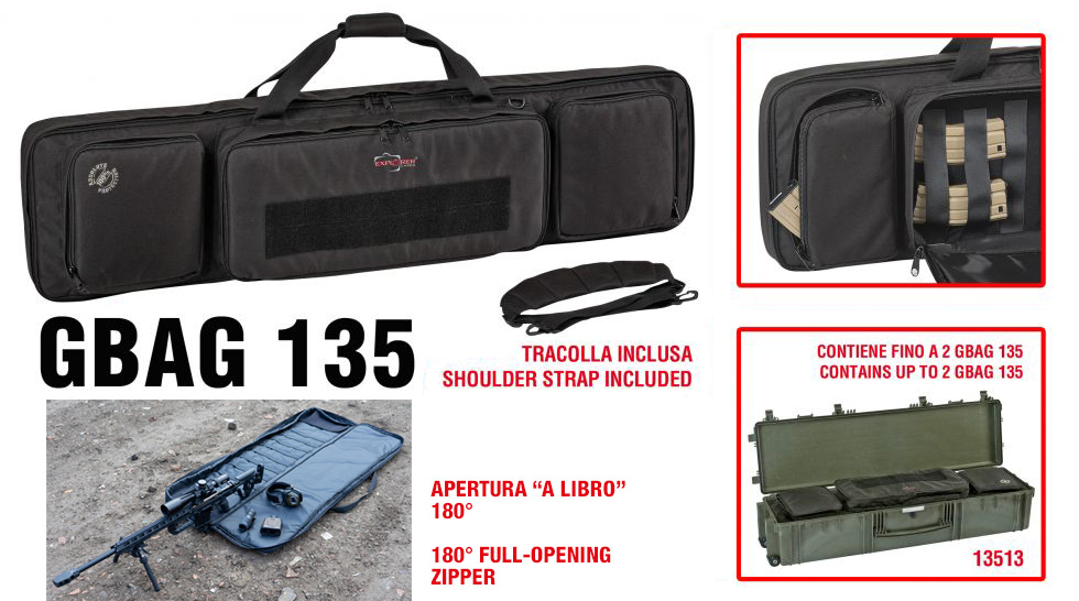Waffentasche für 13513 & 13527, schwarz (geeignet für Langgewehr/Scharfschützengewehre) Waffentasche für 13513 & 13527, schwarz (geeignet für Langgewehr/Scharfschützengewehre)
