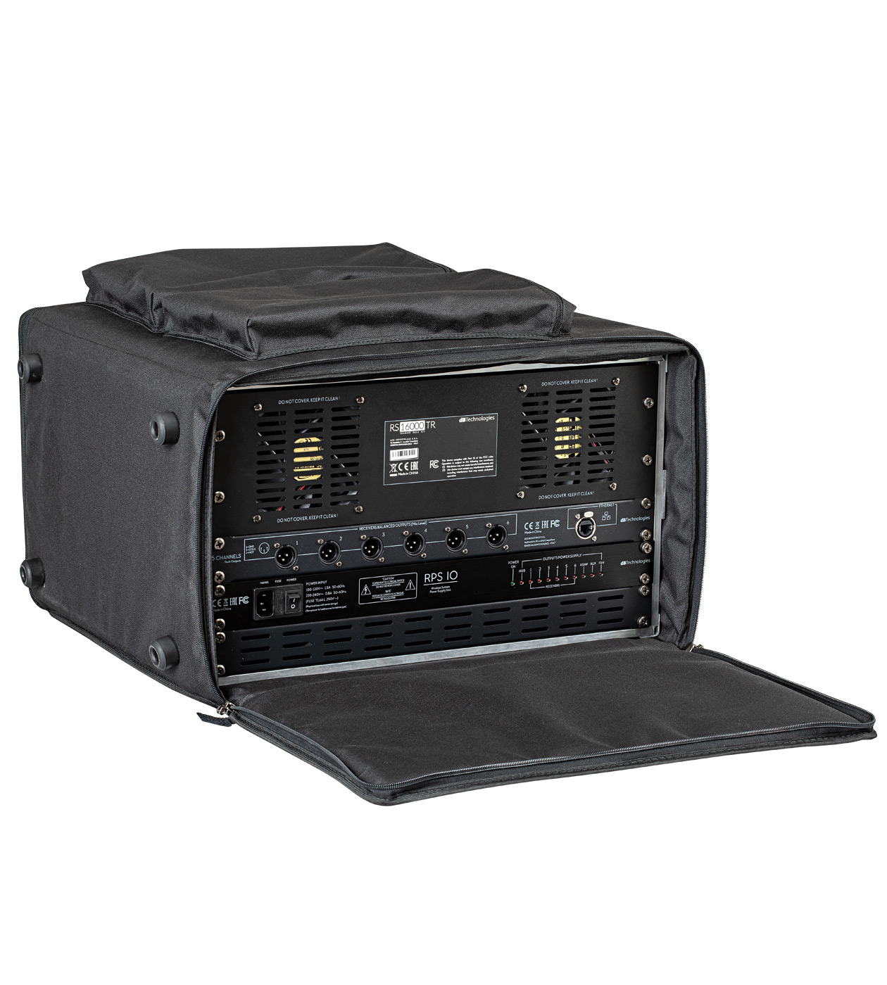 6U Soft 19" Rack Case with carry handle (Up to 420 mm of rack depth) 6U Soft 19" Rack Case with carry handle (Up to 420 mm of rack depth)
